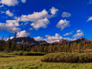 Landscape Photograph Pinnicle Buttes - Togwotee Pass - Absaroka Range