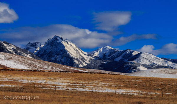 Landscape Photograph Mountains - Madison Range - Montana