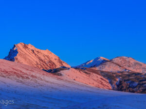 Landscape Photograph Painted in Pink