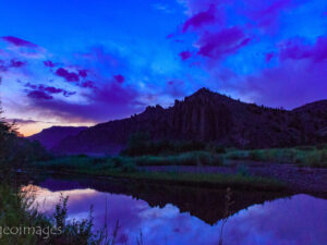 Landscape Photograph After the Show - North Fork of the Shoshone