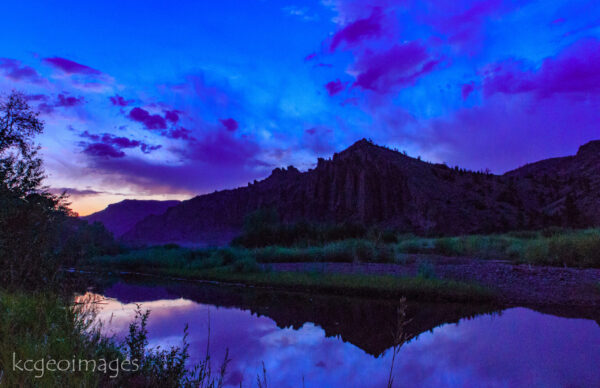 Landscape Photograph After the Show - North Fork of the Shoshone