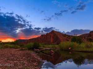 Landscape Photograph And the Magic Begins - North Fork of the Shoshone