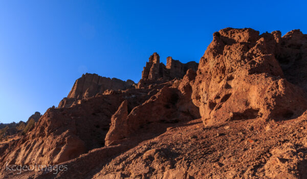 Landscape Photograph Canyon in Sunset - North Fork of the Shoshone