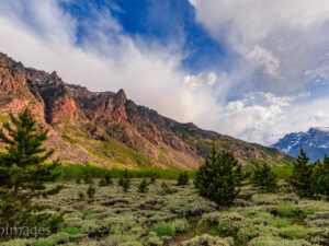 Landscape Photograph East Rosebud - Passing Storms - ABW