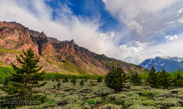 Landscape Photograph East Rosebud - Passing Storms - ABW