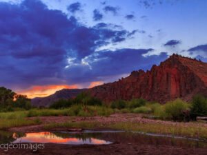 Landscape Photograph Light on Water - North Fork of the Shoshone