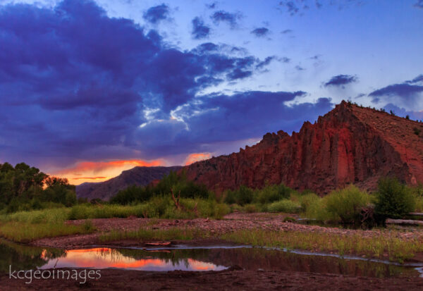 Landscape Photograph Light on Water - North Fork of the Shoshone