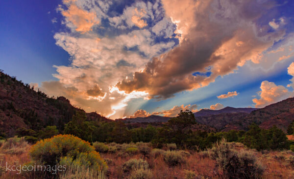 Landscape Photograph Sky Drama - North Fork of the Shoshone