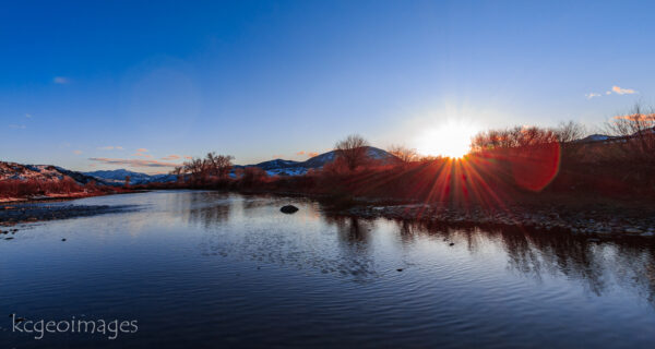 Landscape Photograph Upper Yellowstone - Backwater