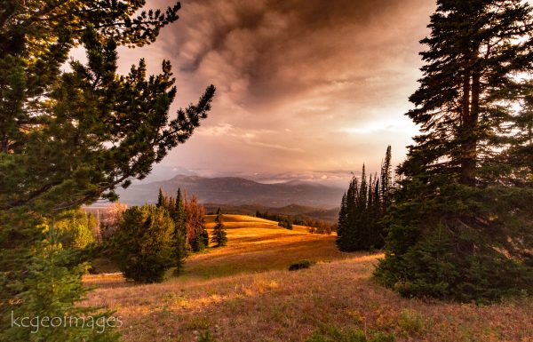 Landscape Photograph Absaroke Beartooth Wilderness - "Dry Lightning and Wildfires."