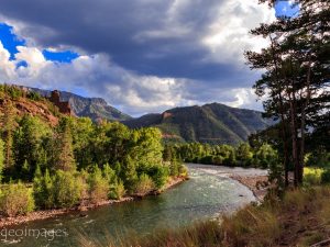 Landscape Photograph North Fork of the Shoshone - "Taking it all In."