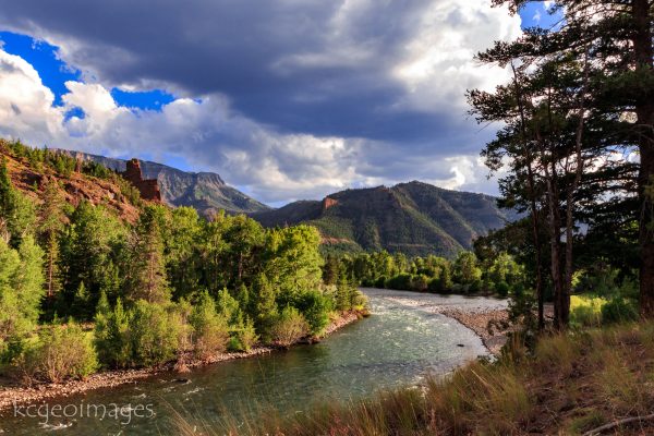 Landscape Photograph North Fork of the Shoshone - "Taking it all In."